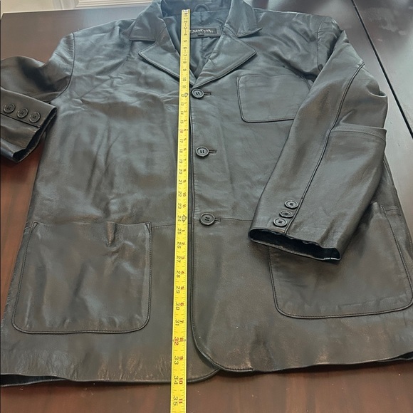 Horst Düsseldorf Men’s XL Leather Jacket Classic Black Coat - Picture 16 of 16